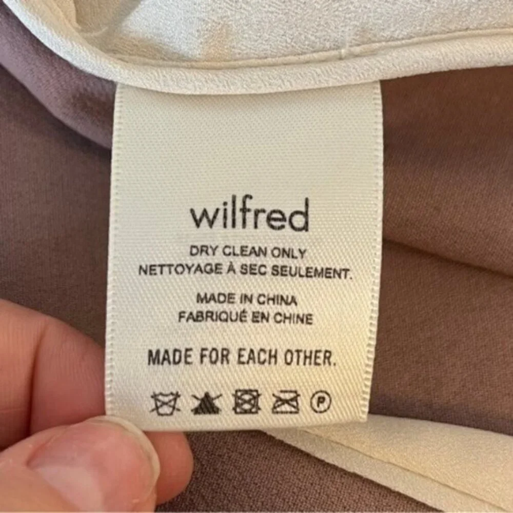 Aritzia Wilfred Cherrell Blazer Chasm Pink Taupe - Picture 7 of 8